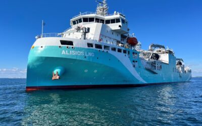 Enagás and Axpo present the ‘Alisios LNG’ LNG and bioLNG bunkering vessel at the Port of Huelva to support the decarbonization of the maritime sector